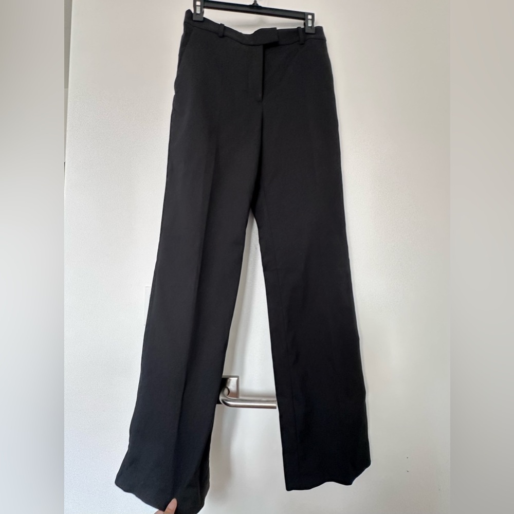 NWT & Other Stories Classic Black Straight-Leg Pants Size 6